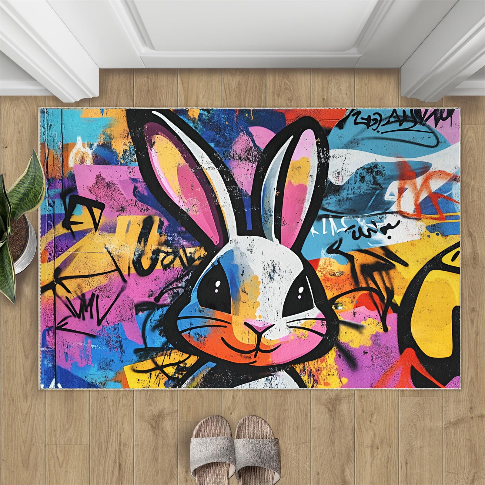 Amazon.com: Street Art Graffiti Rug & Home Decor - 8x10 Large Rug